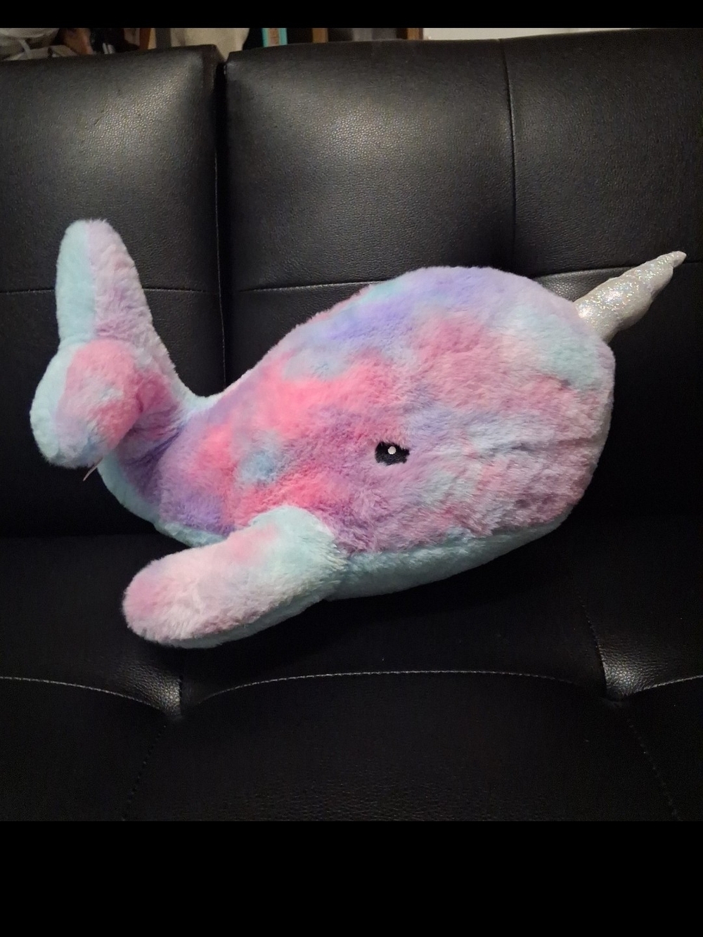 F.A.O. Schwartz Glow Brights Narwhal plush